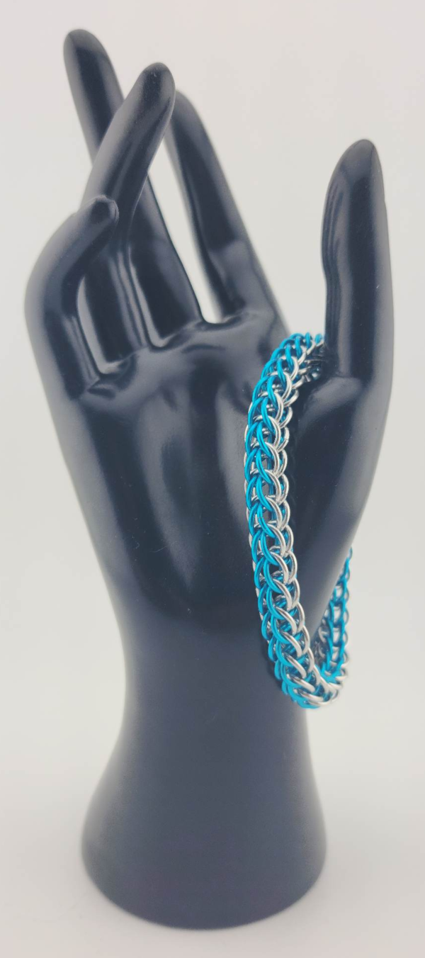 Turquoise & Silver Full Persian 6 in 1 Bracelet