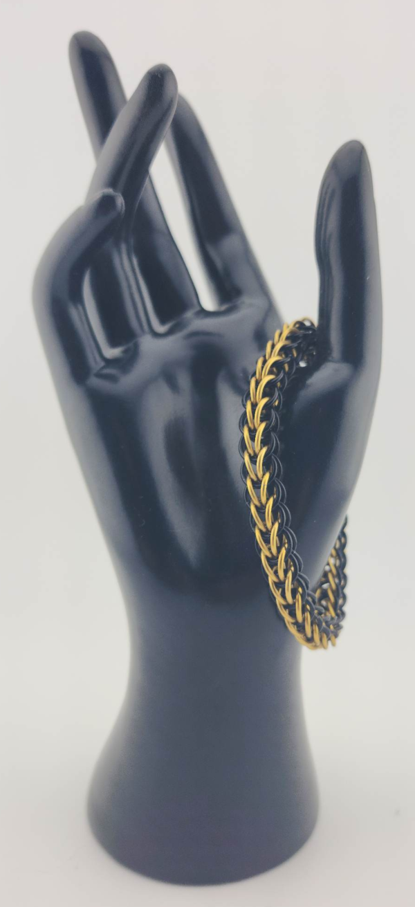 Black & Gold Full Persian 6 in 1 Bracelet - Image 2