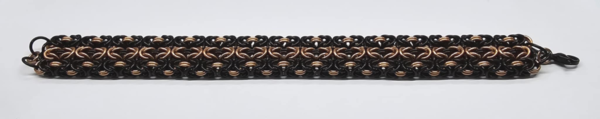 Black & Copper Triple Byzantine Bracelet - Image 3