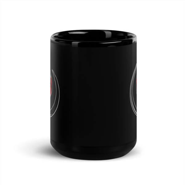 Heart of Orion Jewelry Black Glossy Mug - Image 3