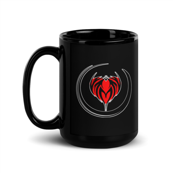 Heart of Orion Jewelry Black Glossy Mug - Image 2