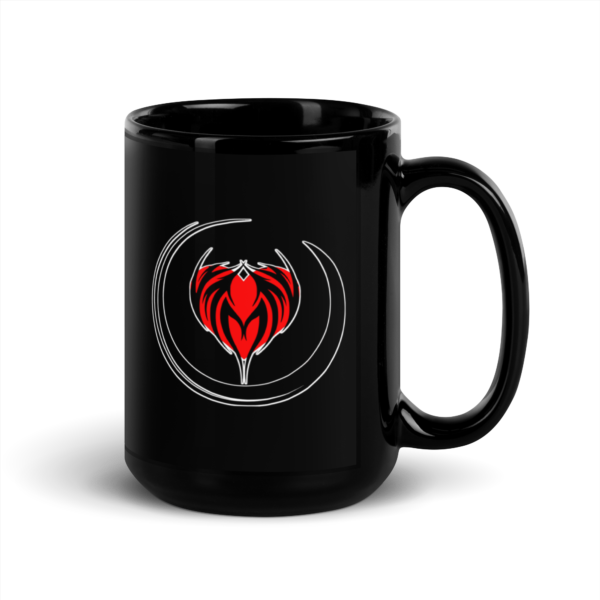 Heart of Orion Jewelry Black Glossy Mug