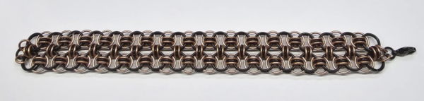 Black & Copper Double Helm Bracelet - Image 2