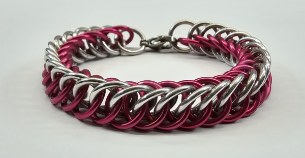 Pink & Silver Half Persian 4 in 1 Bracelet