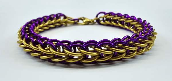 Purple & Gold Full Persian 6 in 1 Bracelet