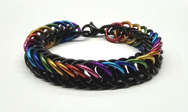 Rainbow & Black Half Persian 4 in 1 Bracelet