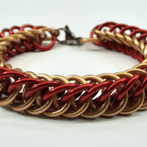 Red & Copper Half Persian 4 in 1 Bracelet